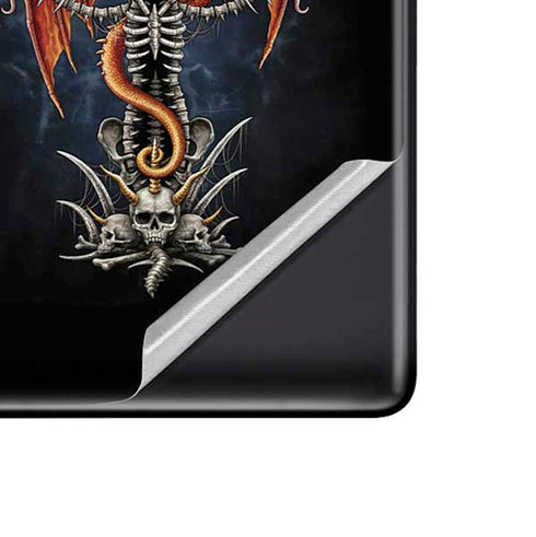 Gothic Dragon & Skull Cross by Sarah Richter Google Pixel 6 Pro Skin